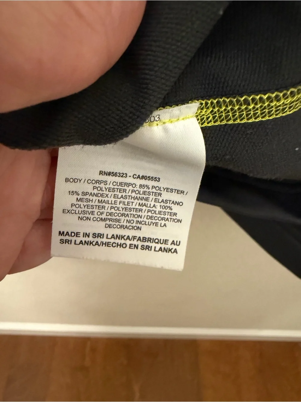 Nike combat pro hyper warm Black and Yellow Performance Hiking bike jog Top